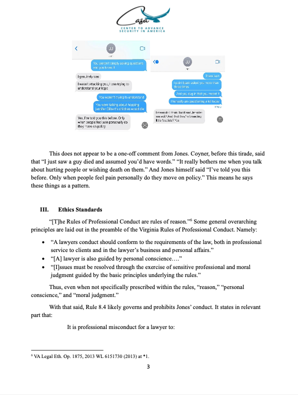 AudreyFahlberg's tweet image. Scoop in this story: On Wednesday, James Fitzpatrick, director of the nonpartisan Center to Advance Security in America, filed a complaint with the Virginia State Bar requesting that his law license be revoked
nationalreview.com/news/rattled-v…