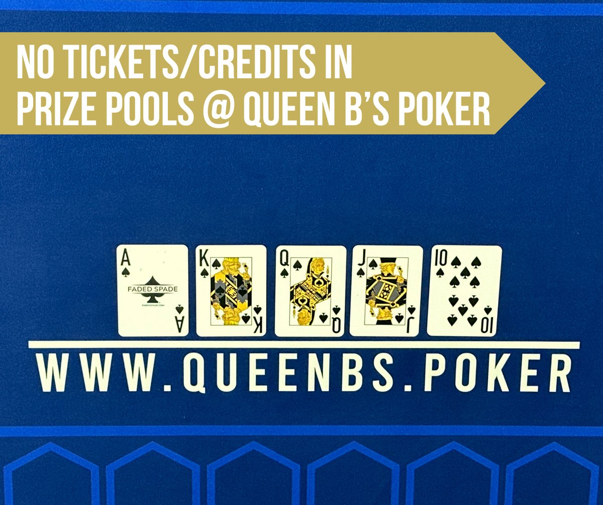 QueenBsPoker's tweet photo. 𝟰. 𝗖𝗼𝗺𝗺𝘂𝗻𝗶𝘁𝘆 𝗢𝘃𝗲𝗿 𝗥𝗮𝗸𝗲
Because Queen B’s Poker is 100% independently owned by Morgan, we don’t answer to boards or stakeholders chasing profits. That means we can put more of our admin fees back into the community — where they belong. https://t.co/RHAxssrDtM