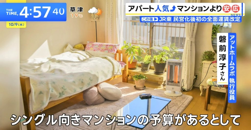 ZanEngineer's tweet image. 【悲報】家賃が値上がりしすぎて、マンションよりアパートが人気になってしまう
いや世も末やな。投資用ワンルームアパートとか登場しだすのかな。