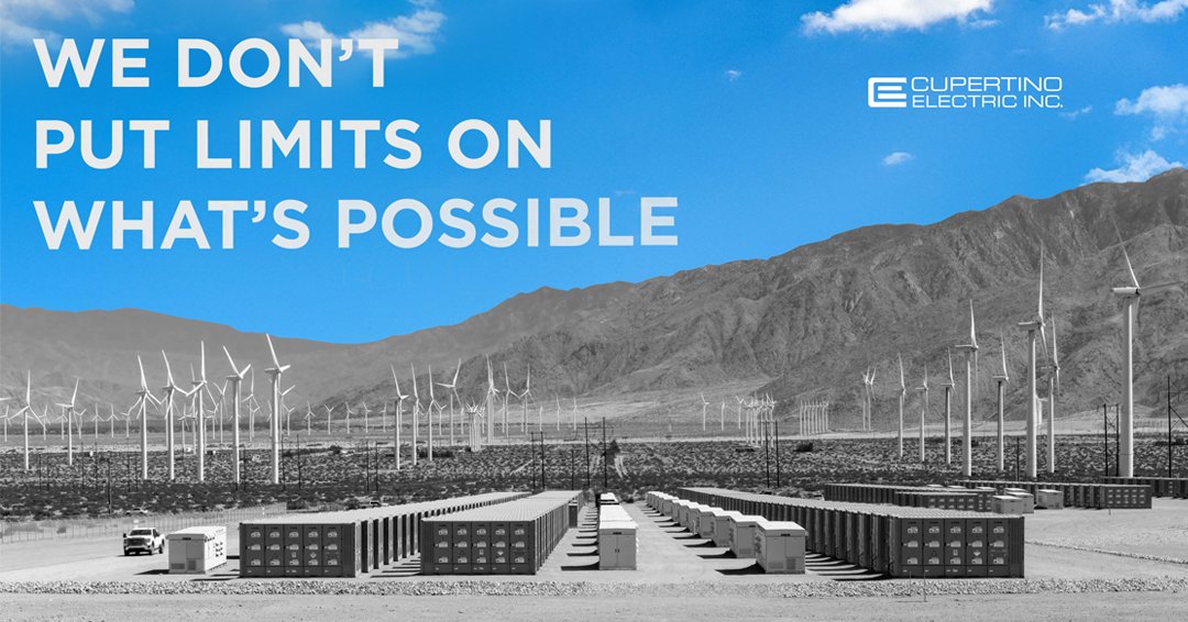 CupertinoElec's tweet image. Limits? Not in our vocabulary.

We’re driving the future of power—one project, one innovation, one connection at a time. ⚡️
#CupertinoElectric #PoweringProgress #RenewableEnergy