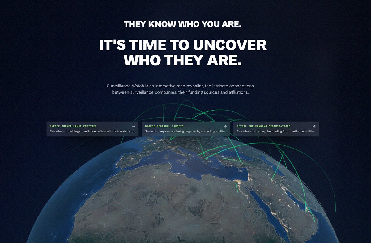 Dig Deeper.

Check out Surveillance Watch.