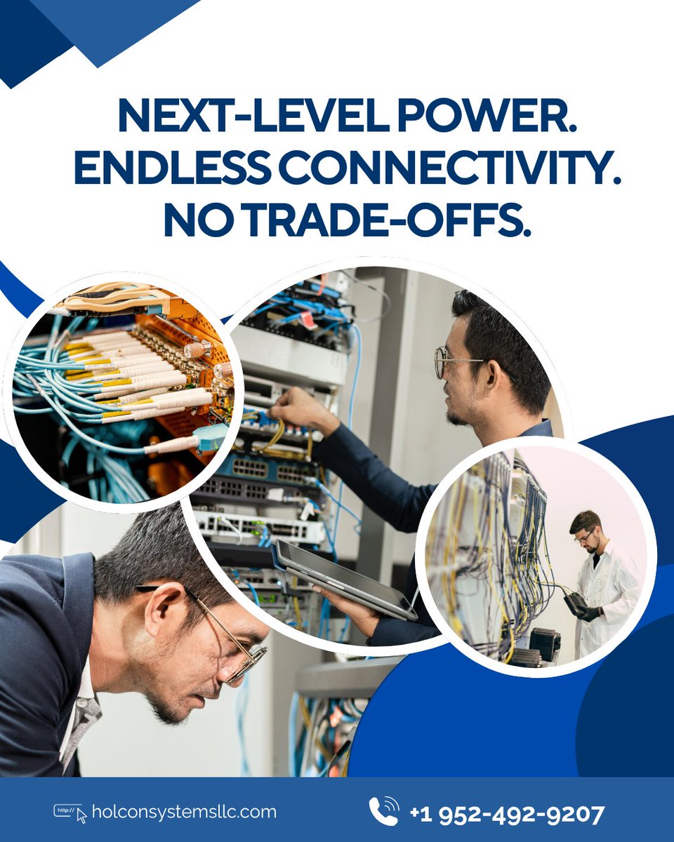 exciscokit's tweet image. NEXT-LEVEL POWER. ENDLESS CONNECTIVITY. NO TRADE-OFFS. ⚡ Experience performance without limits — where speed, strength, and seamless connection come together to redefine what’s possible.

#holconsystems #networkingsolutions #ithardware #networkefficiency  #businessconnectivity