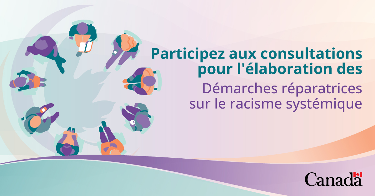 MDNFAC_CSRIS's tweet image. Nous élaborons les #DémarchesRéparatrices sur le racisme systémique. Des consultations sont organisées pour les membres des FAC et les vétérans affectés par le racisme. Pour obtenir de l’info et fournir vos commentaires : canada.ca/fr/ministere-d…