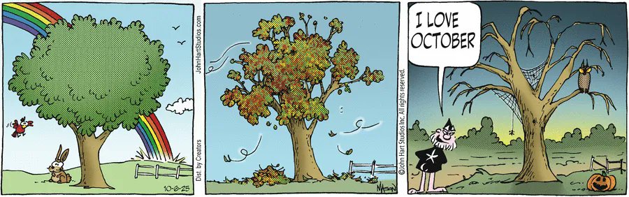 academicknight's tweet image. #OctoberVibes #HalloweenVibes #WizardOfId @gocomics 🎃