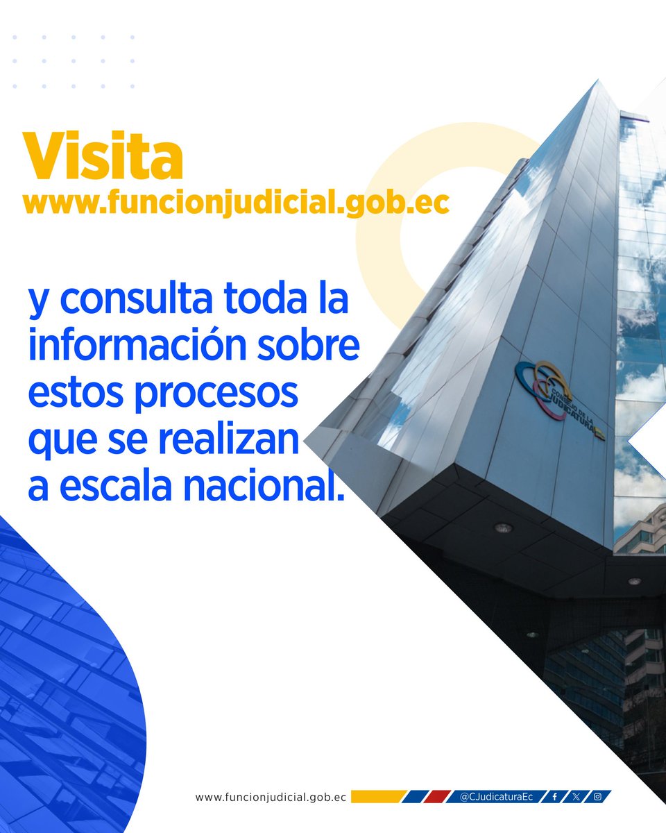 🤔 | #PreguntasFrecuentesCJ
¿Sabías que puedes participar en los remates judiciales y adquirir bienes de forma legal, segura y transparente? 🏠🚗📑

🔗 Ingresa aquí para conocer más detalles y participar ➡️ tinyurl.com/RematesJudicia…

#RecuperamosLaJusticia ⚖️