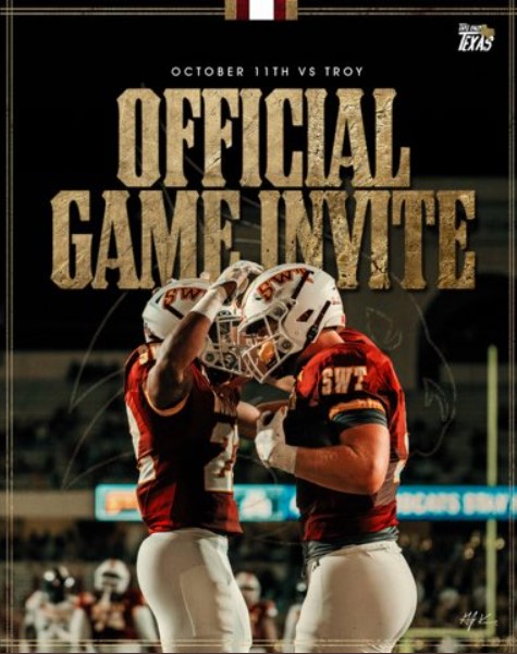 I will be back in San Marvelous this weekend❗️❗️🤠🤠 <a href="/TXSTATEFOOTBALL/">Texas State Football</a> <a href="/GJKinne/">GJ Kinne</a> <a href="/CoachNealy/">Barrick Nealy</a> <a href="/TrustMyEyesO/">⭕️FFERTUNITY</a> <a href="/coachtoni04/">Antonio Hernandez</a>  #TakeBackTexas #EatEmUp #HOCO <a href="/RecruitTrinity/">Trinity Trojans Football Recruiting</a> #HardWorkPaysOff