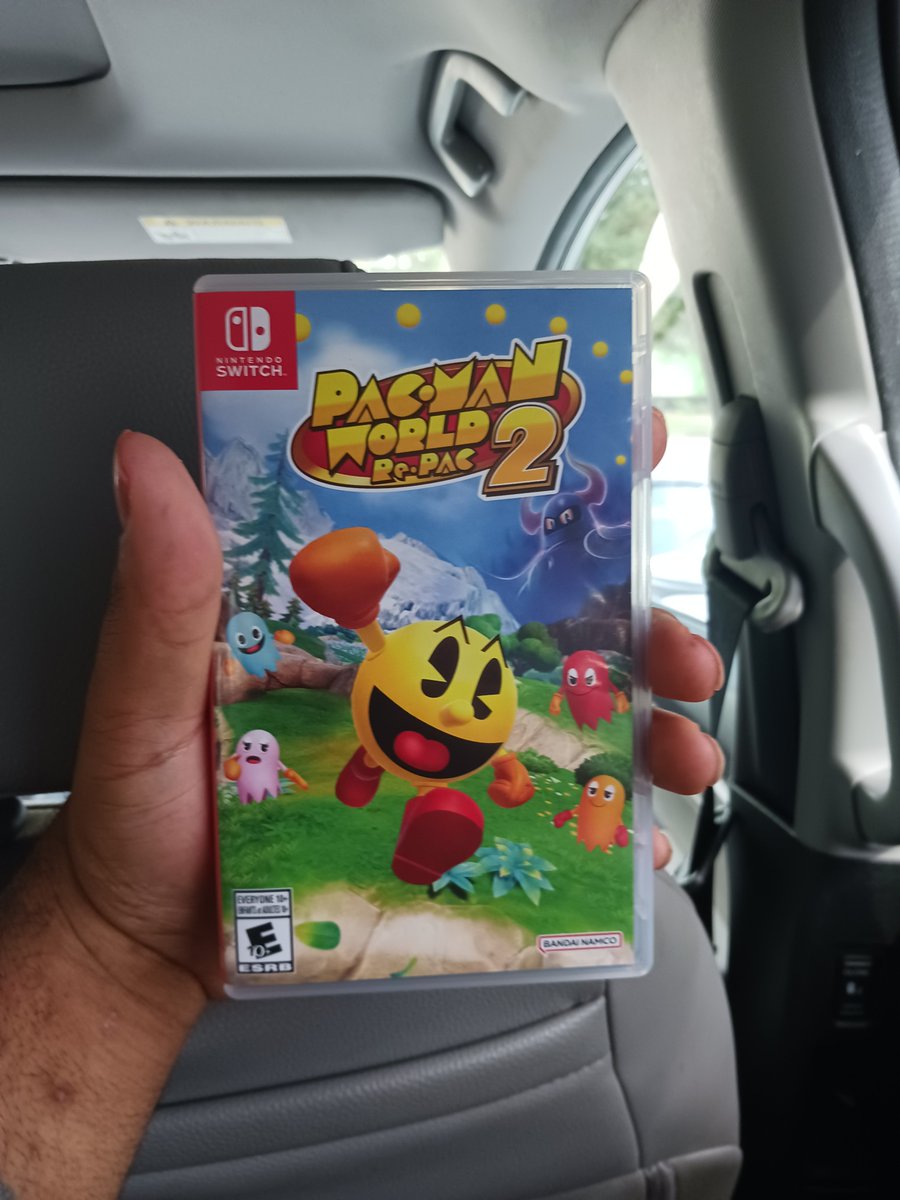 StickmanRobert's tweet photo. I got pac man world 2 re pac on the switch #pacman #pacmanworld2repac https://t.co/gTfIsTm5w3