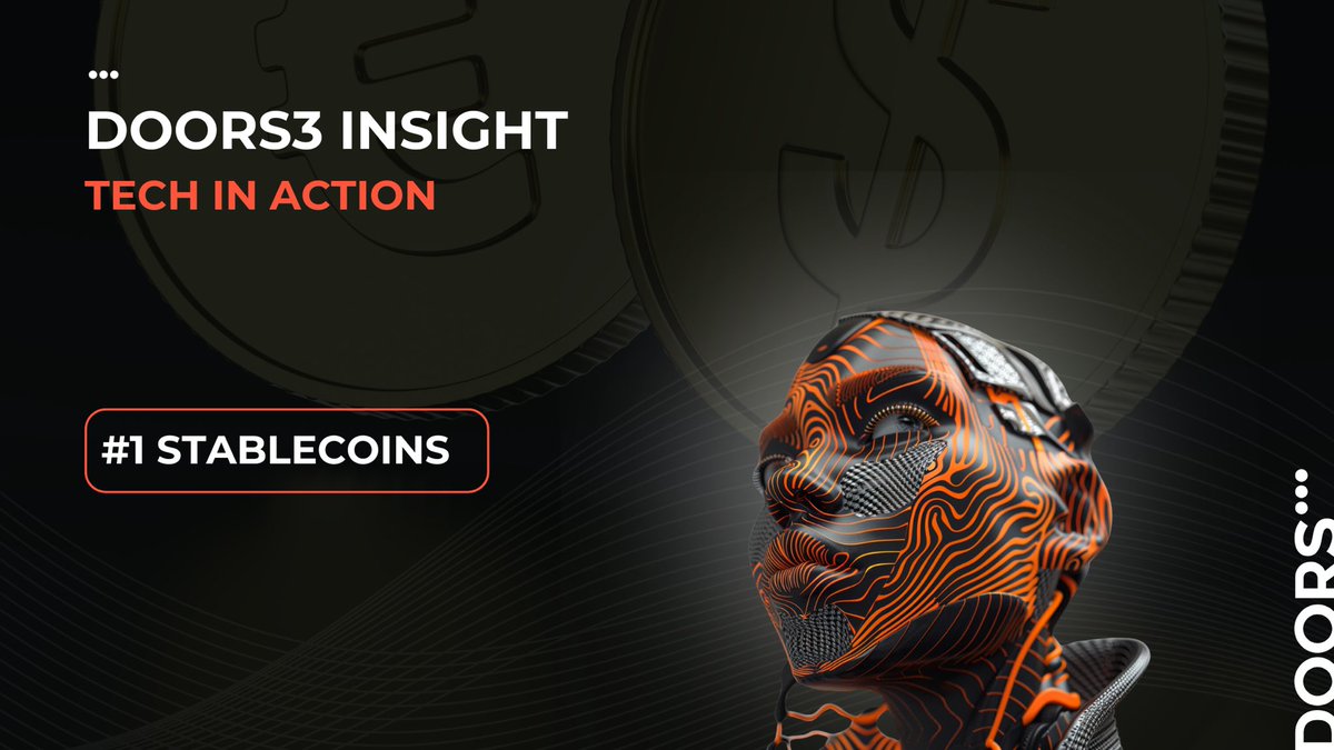 🚀 Doors3 Insights: Tech in Action — our new weekly series decoding how #AI, #blockchain &amp; #immersive tech reshape business.
We start with one of the most powerful innovations: Stablecoins. 🧵