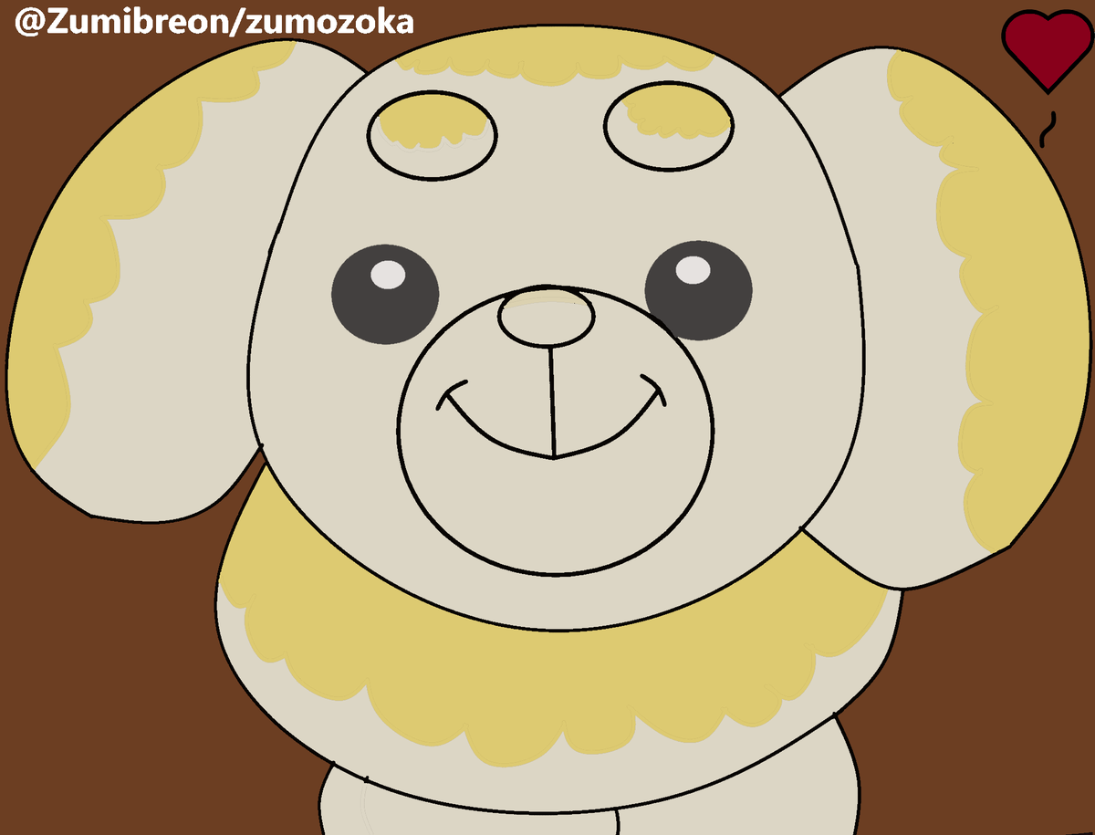 Rainbowsas70953's tweet photo. Fidough #pokemon  #pokemonfanart https://t.co/4k1oM6wA8C