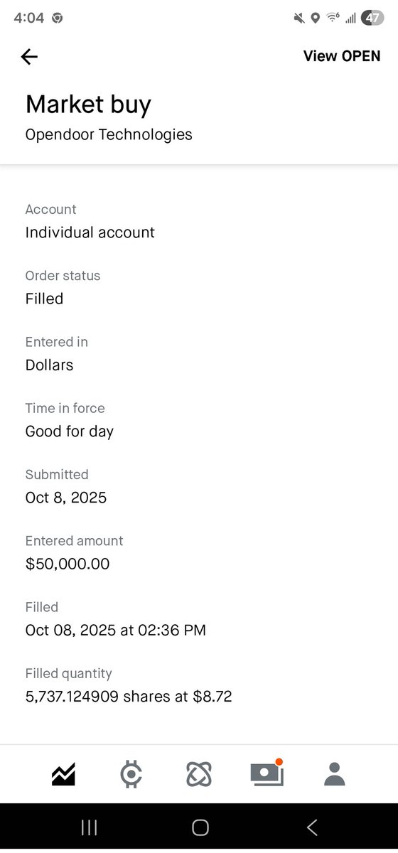 $open
Bought some more today.