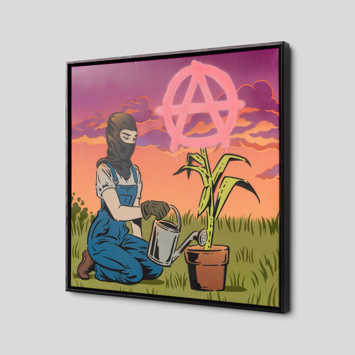 Rich Simmons Art (@richsimmonsart) on Twitter photo Growing Anarchy. Brand new painting. Sunset variant. What do you think?? Growing Anarchy. Brand new painting. Sunset variant. What do you think??