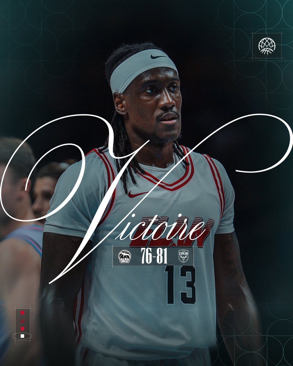 ELANCHALON's tweet image. VICTOIREEEEE POUR COMMENCER CETTE BELLE AVENTURE !!! CETTE EQUIPE VA VOUS SURPRENDRE !!!! 

⚔️ ALBA Berlin 76-81 Elan Chalon

📊 Hill 15, Darling 14, Nadolny 13, Gaudoux 12, Leray 9, Choupas 8, Mutts 4, Tonnellier 3, Cuthbertson 2, Anochili-Killen 1

#RougeEtBlanc #BasketballCL