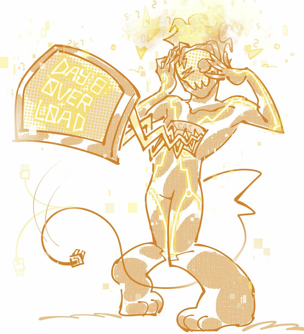 #Tombstober Day 8
Overload, Overwhelmed!!!