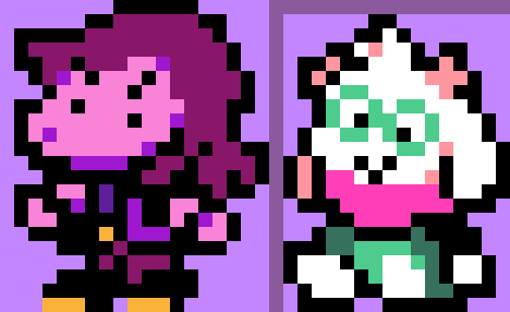 kickstenn's tweet photo. I'd like to mention that the Ralsei plushie I used is an official (unused) sprite and he has a friend 🥺 https://t.co/hqnep8FlHK
