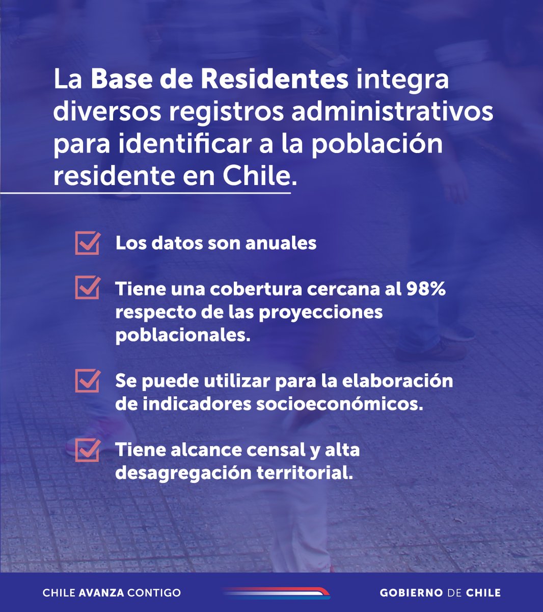 Ya están disponibles en el BIDAT los indicadores sociales basados en la Base de Residentes 2024, que incluyen datos sobre demografía, ingresos, ocupación, migración, educación y salud, desagregados por sexo, edad y territorio. 📊
🔎 Conócelos en 👉 bidat.gob.cl/url/68e412a115…