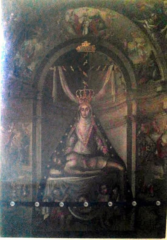 FonsiAtq's tweet photo. Emperatriz del Virreinato de la Nueva España.

Lienzo de Nuestra Señora de las Angustias de #Granada sita en la capilla de Nuestra Señora de Aranzazu de México. https://t.co/3FJ6OK8TNa