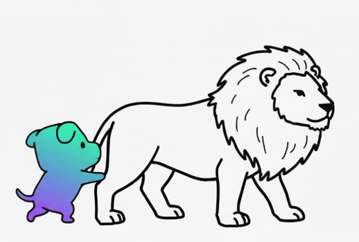 the underdog rapes the lion when he least expects it