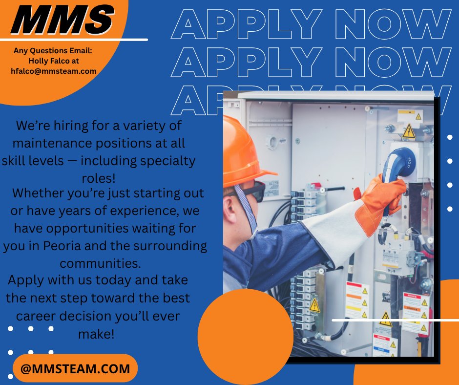 MMS- Manufacturing Maintenance Solutions (@mms_maintenance) / Posts / X