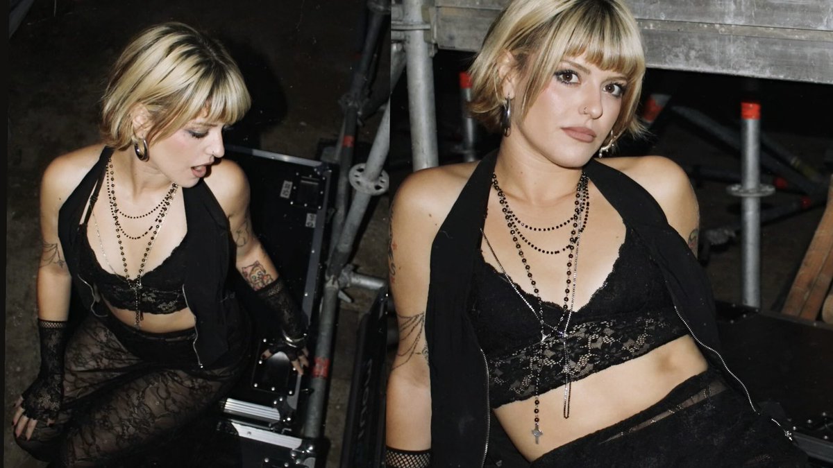 Alba Reche en historias de instagram 🖤