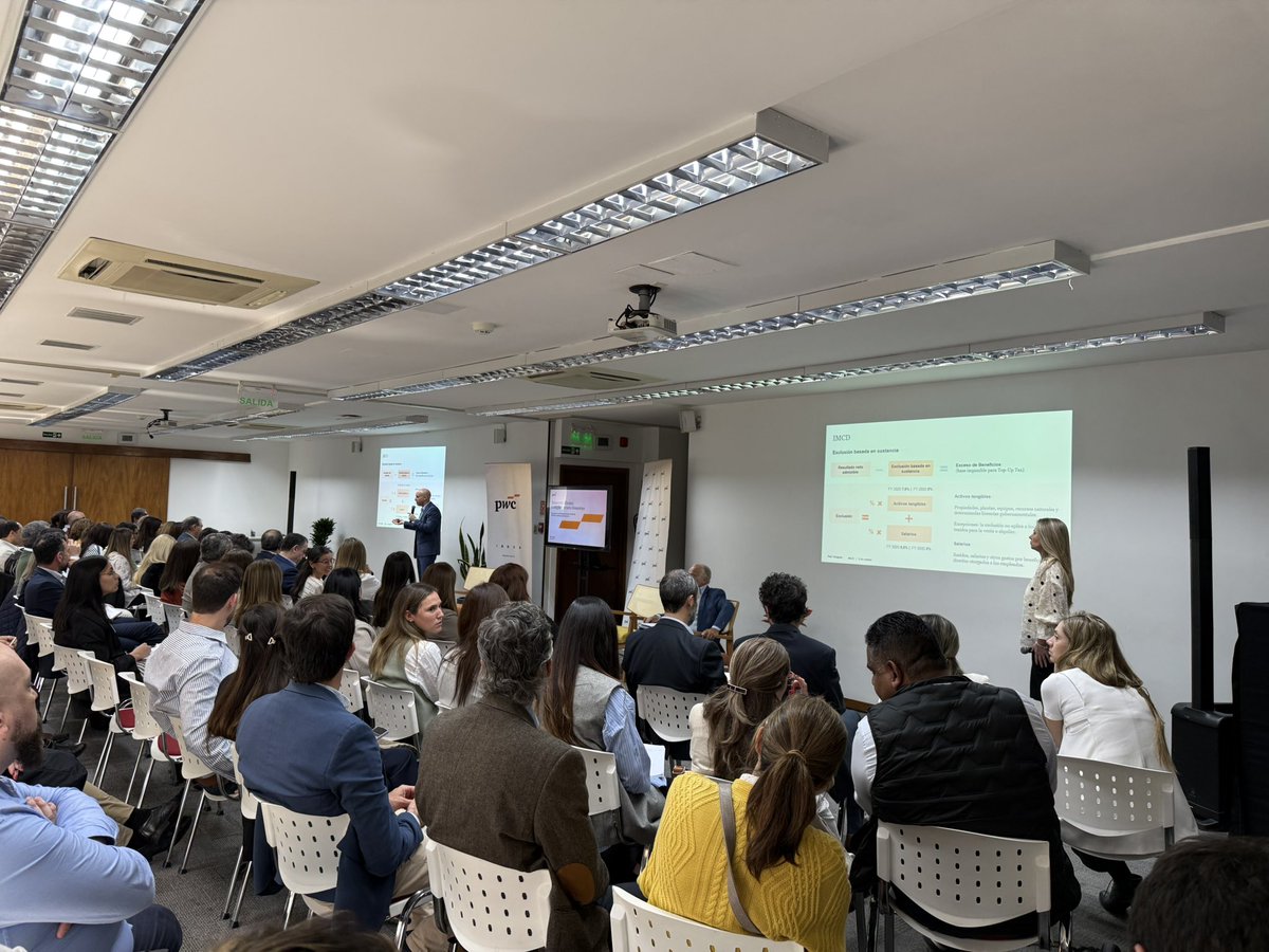 Ciclo de charlas en <a href="/PwC_Uruguay/">PwC Uruguay</a> sobre el Proyecto de Ley de Presupuesto. Excelentes exposiciones sobre el impuesto mínimo doméstico de <a href="/dtognazzolo/">Diego Tognazzolo</a>, <a href="/sartori_eliana/">Eliana Sartori</a> y Dannys Correa.