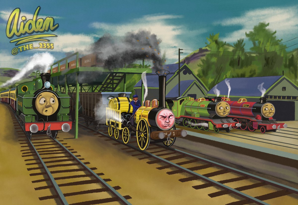 Stephenson's Ballast✨🚂

Back again with another Gunvor and Peter Edwards artwork, lemme know ya thoughts!^^

#TAFcollab2025