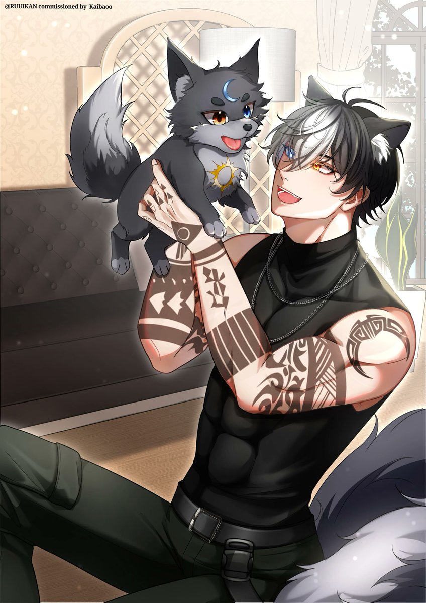 Just some wholesome moments with my pup Soluna🌙☀️
She’s got my energy AND my chaos 😆💫
#VTuber #VtuberArt #VtuberEN