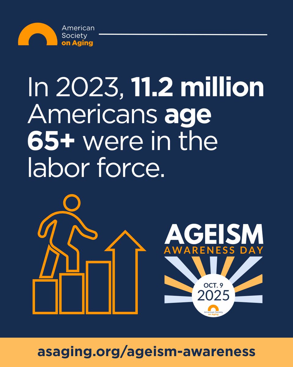 Aging is a varied experience, but one that unites us. Let’s build a society that works for us all. asaging.org/ageism-awarene… #AgeismAwarenessDay