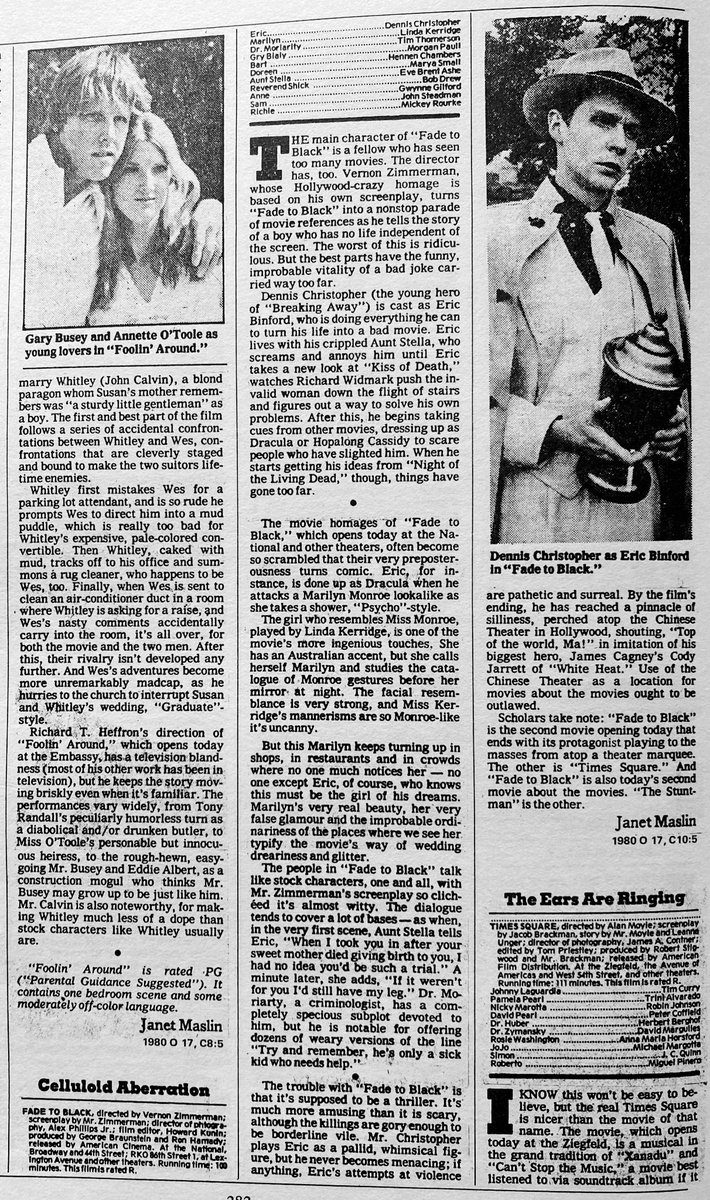 ClassicHBOGuide's tweet image. Pay Cable October 1981 - @DennisChristo4 stars in the cult favorite: FADE TO BLACK - guide ads, stills, original @nytimes review #1980s #HorrorCommunity @TCinCT_2012