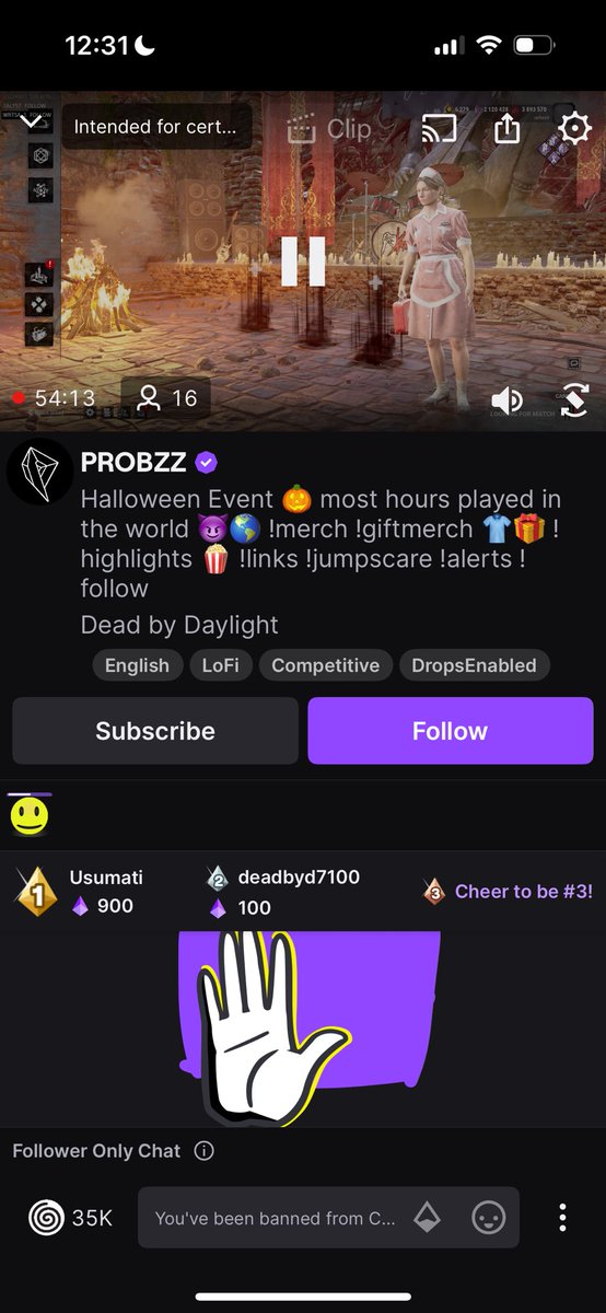 ctagsbjj's tweet photo. @probzzbanzz  from almost 1k people live to 16 lol it’s sad. I use to really like his videos and streams. If this isn’t going to invoke change, I don’t know what will. https://t.co/A9i8QSv2wl