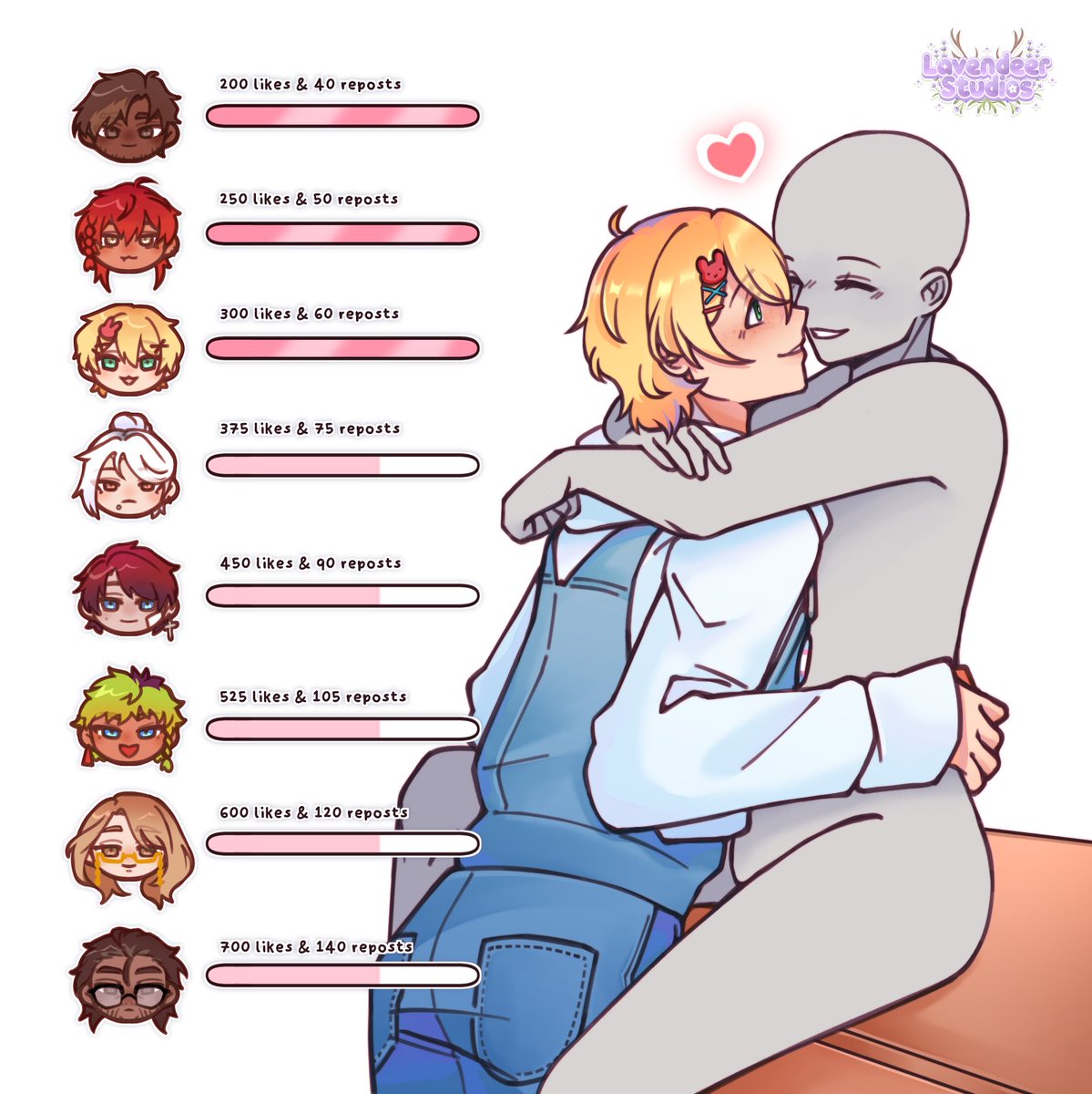 Nothing wrong with a quick kiss in-between shifts! 🥞💖

🔗 YCH base in replies!

#ToyBTB #visualnovel