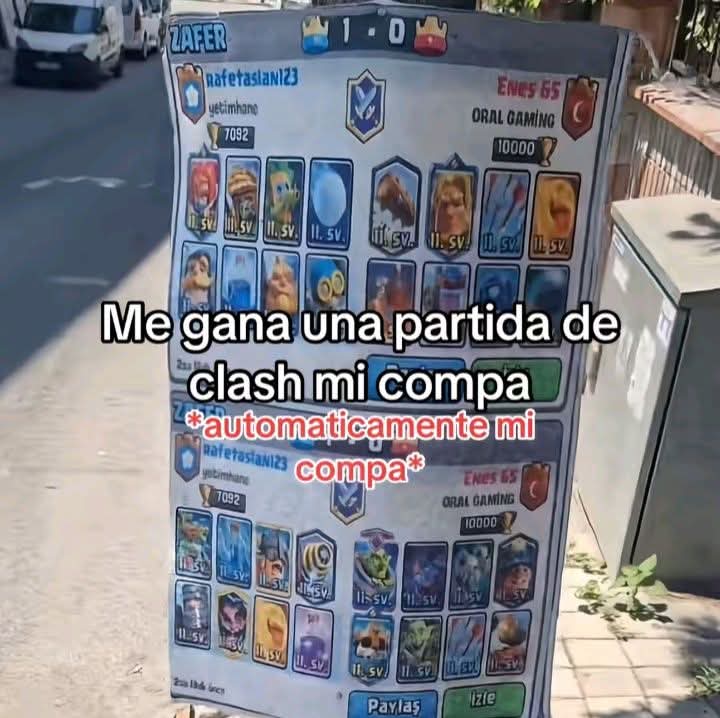 Quiero la revancha 

#clashroyale
#clashroyalememes