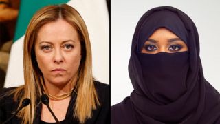 nivcalderon's tweet photo. 🇮🇹 ITALY: Prime Minister Giorgia Meloni's party proposes a bill banning full-body and face coverings by Muslim women to counter religious radicalization and cultural separatism. Violators could face fines up to €3,000 amid protests linked to the Gaza conflict. https://t.co/aCmWTZy5sZ