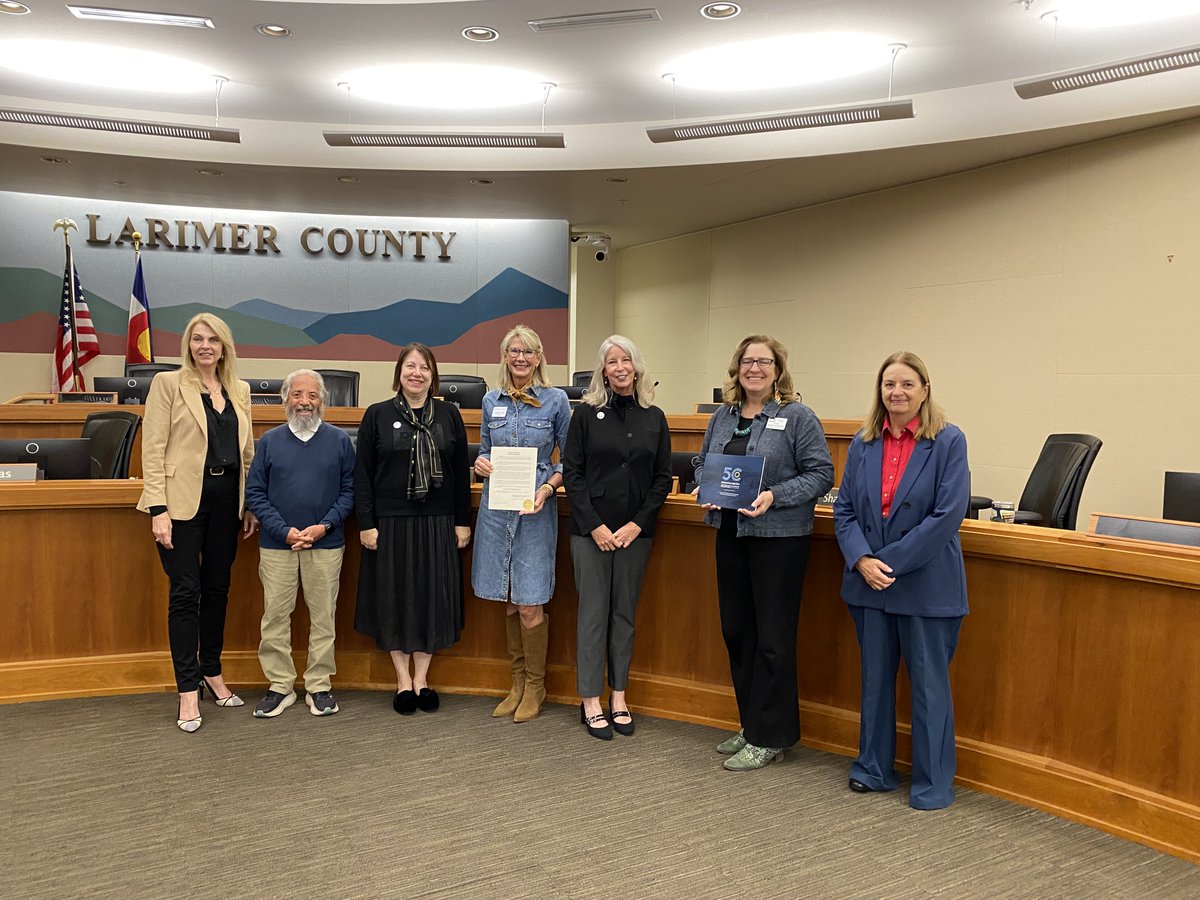 The Board of Larimer County Commissioners, at their regular Administrative Matters meeting, recognized the foundation for all its work in our region and proclaimed 2025 as the Year of Philanthropy.  nocofoundation.org