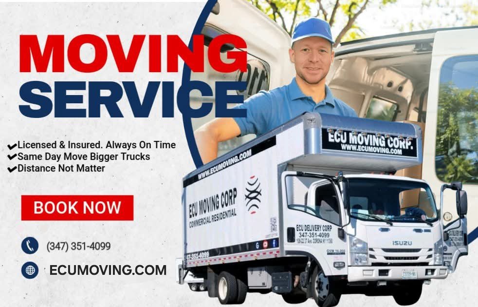 ecumovingcorp's tweet photo. PROFESSIONAL MOVING SERVICE
COMMERCIAL AND RESIDENTIAL + PACKING SERVICE
347 351 4099
https://t.co/7djyPGtzx1 https://t.co/DADocdgE2r