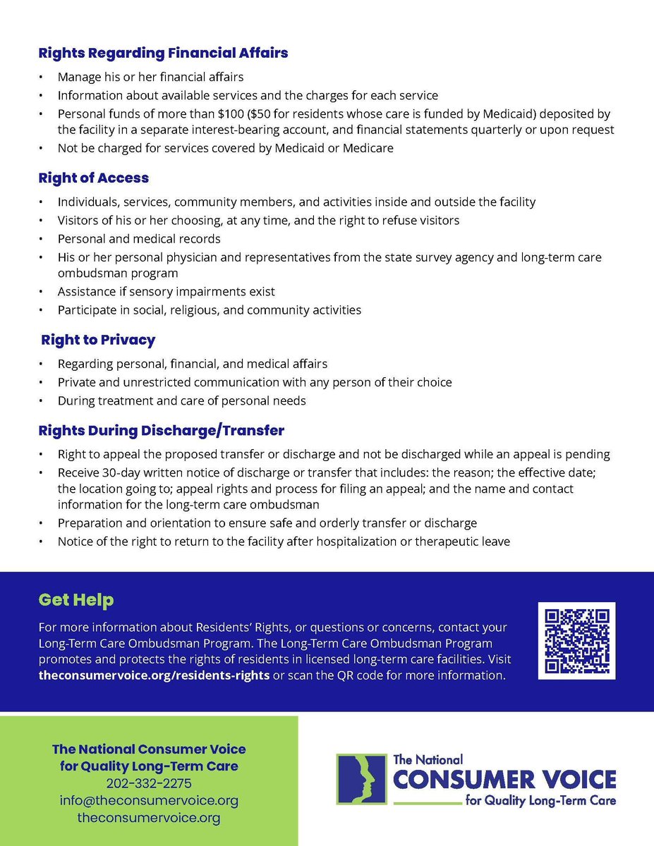 National Consumer Voice for Quality Long-Term Care tweet media