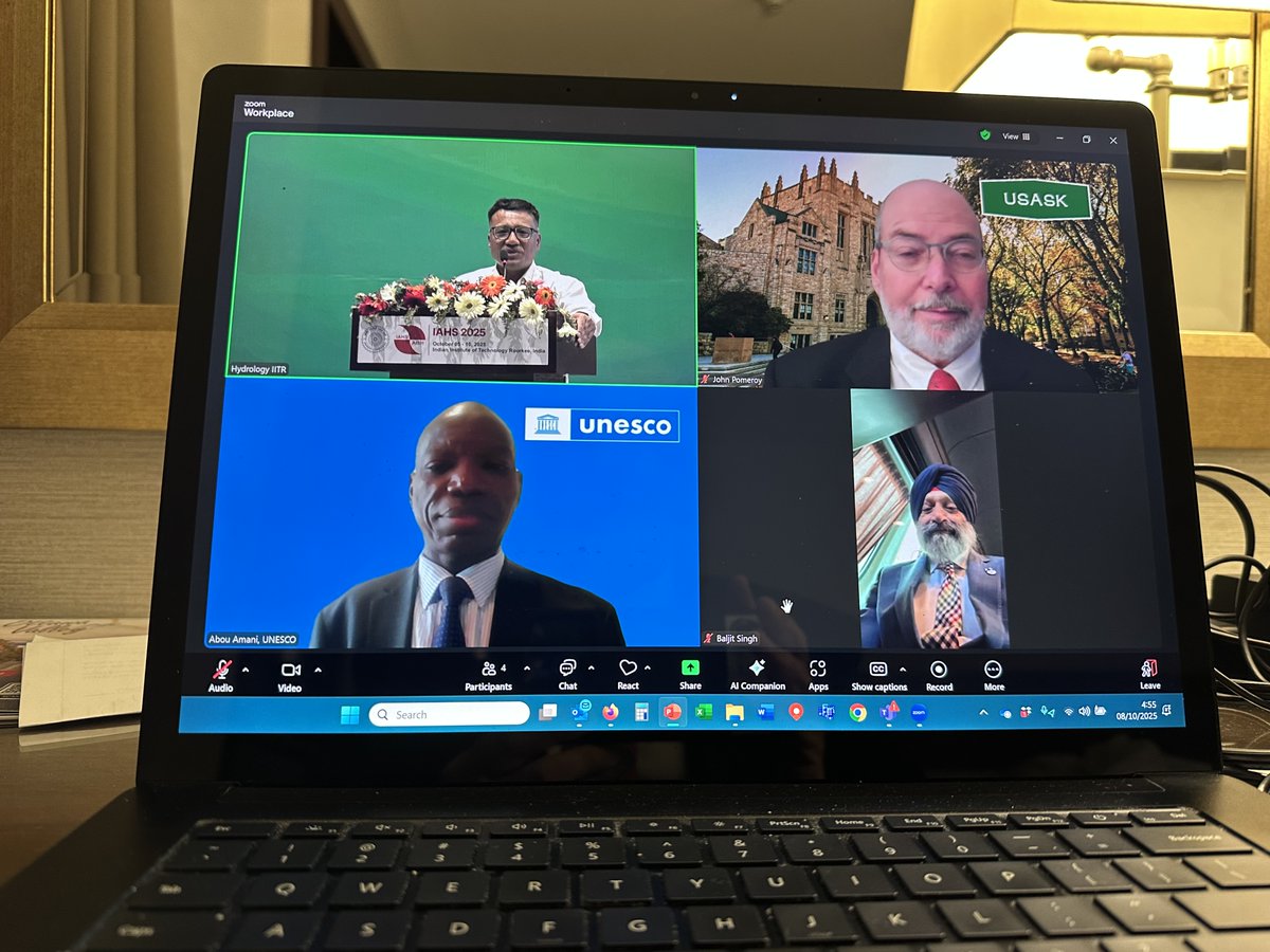 CentreForHydro's tweet image. John Pomeroy wins the Dooge Medal for significant contributions to hydrological science
iahs.info/uploads/Bureau…