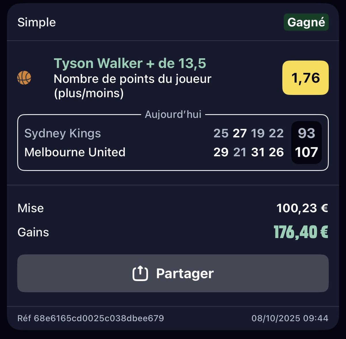 SelimK26867's tweet photo. @MoneyTimeVIIP Tous les jours des spots de shark, meilleur tipster basket je veux rien savoir 🎯🏀🔥 https://t.co/UY1crABtu6