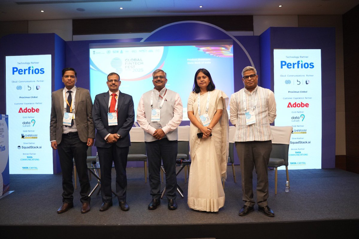 UIDAI's tweet image. At #GFF2025, the session on ‘Use of Aadhaar by Private Entities – SWIK Rules & New Aadhaar App’ highlighted how regulatory innovation and technology are expanding the scope of secure digital identity.
#Aadhaar #GFF #GlobalFintechFest