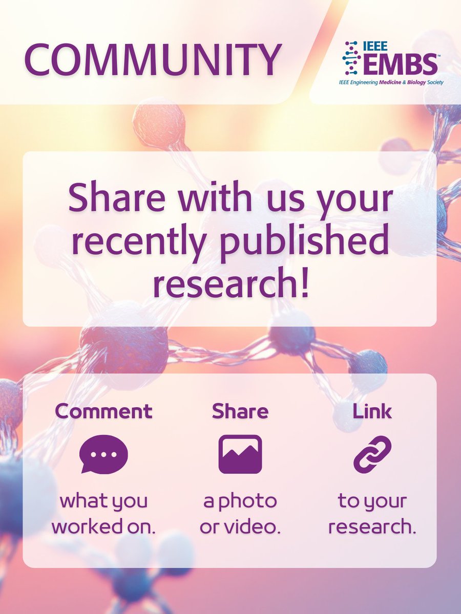 IEEEembs's tweet image. We want to hear from YOU!

Have you recently published exciting research in biomedical engineering? Drop your latest paper, project, or breakthrough in the comments and let our community celebrate and learn from your work.

#BiomedicalEngineering #Research #Innovation #Community