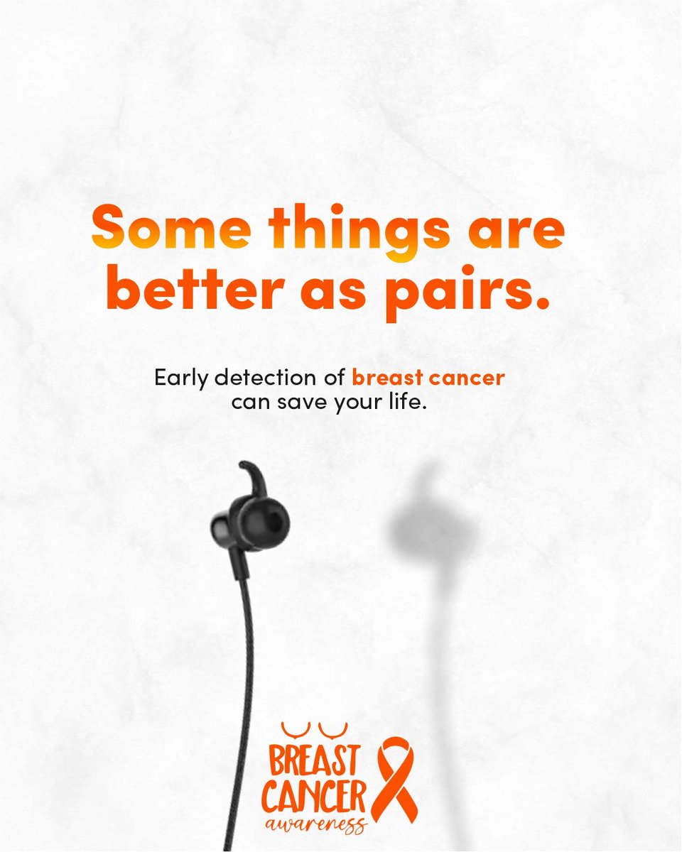HealthPlusLtd's tweet photo. Some things are better as pairs.

This Breast Cancer Awareness Month, let’s talk about the power of early detection.

When you know your body, perform regular self-exams, and get screened, you give yourself the best chance at prevention and survival. https://t.co/0guTFHhXzM