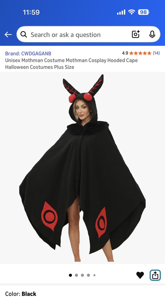 Does Whovie go #WhovieMoth this Halloween?

Feels like this should be a redeem for something, lol.