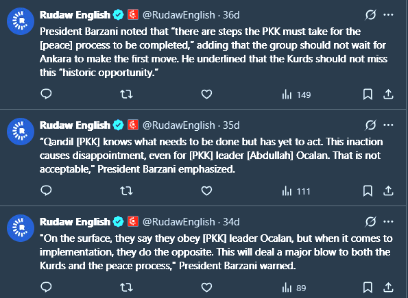 These filthy Pkk terrorists who dream of establishing an administration in Syria similar to Northern Iraq should think twice.
Here’s your so-called administration: one that obeys Türkiye. 
There is no other option: obey or escalate. If you escalate, you will lose more.
Your