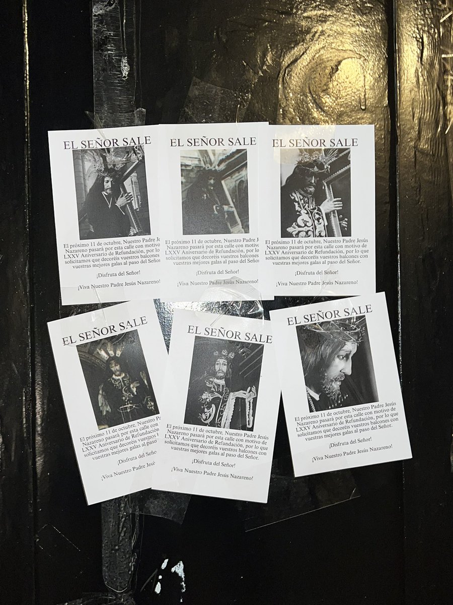 ¡solo faltan 3 días para que el Señor salga a la calle!