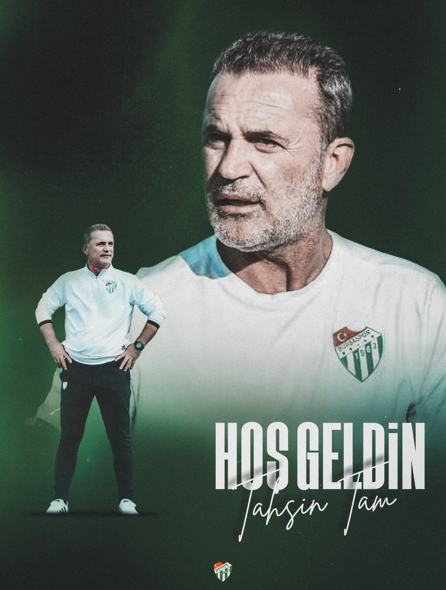 ✍️ Kulübümüz, Teknik Direktörlük görevi için Tahsin Tam ile anlaşmaya varmıştır. Bu anlaşmanın camiamıza hayırlı olmasını diler, Tahsin Tam ve ekibine yeni görevlerinde başarılar dileriz.