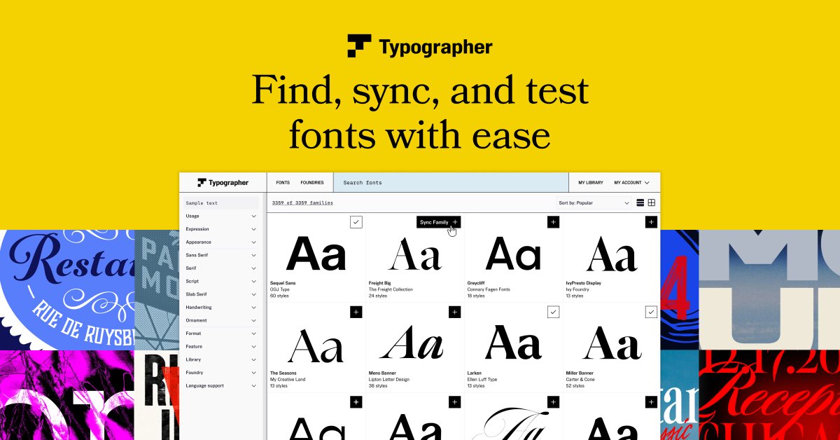 Typographer tweet media