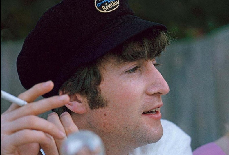 John Lennon photographed by Paul McCartney in 1964