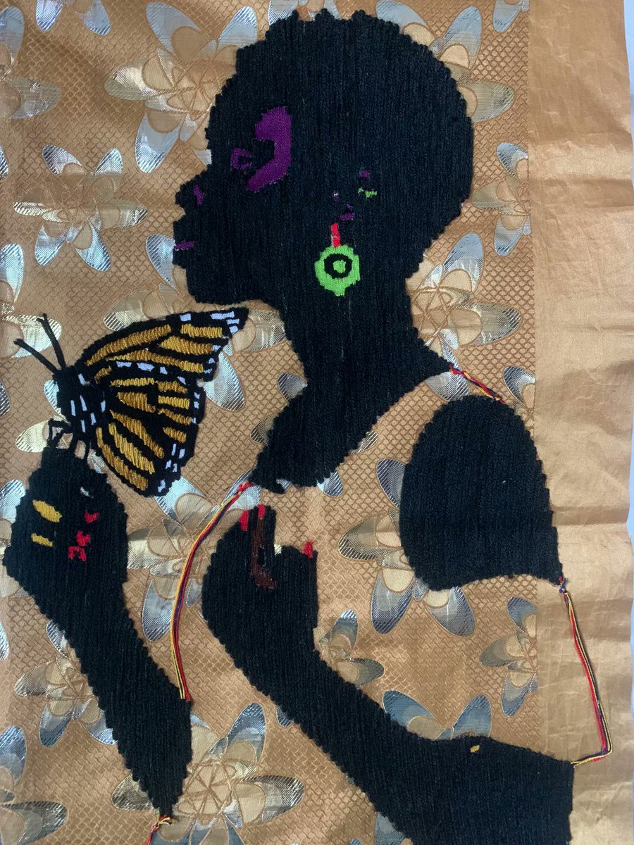 Daughter of the Loom
Thread on Canvas
by Ayorinde Deborah