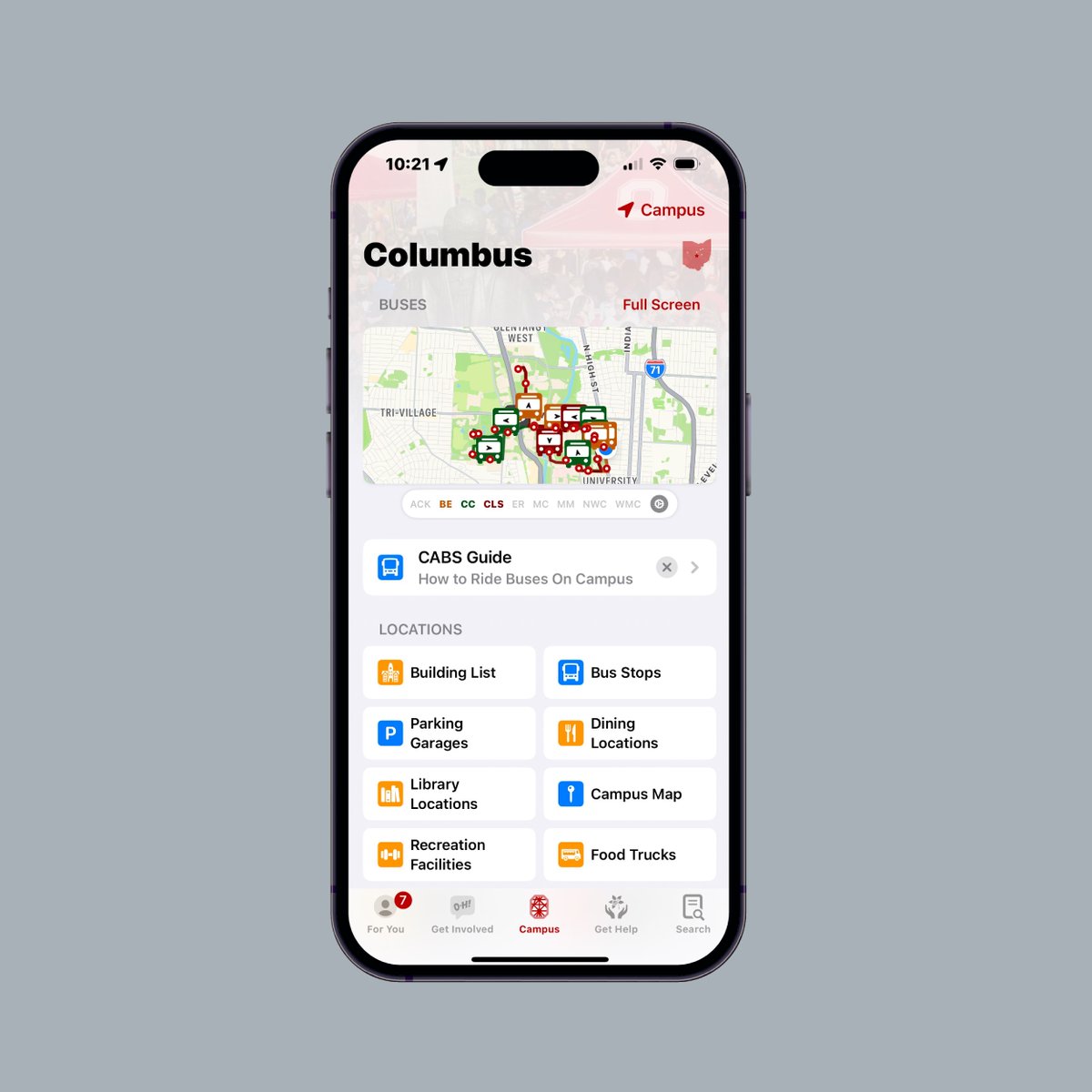 Downloading the Ohio State mobile app is like getting a personal guide to campus in your pocket. Check out the Campus tab to discover navigation features. it.osu.edu/ohio-state-app…