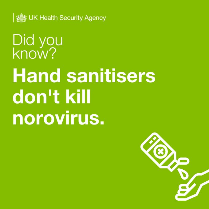 #Norovirus is incredibly infectious, so if you’re feeling unwell stay home for 48 hours after symptoms stop as you are still infectious during this time. 🏠