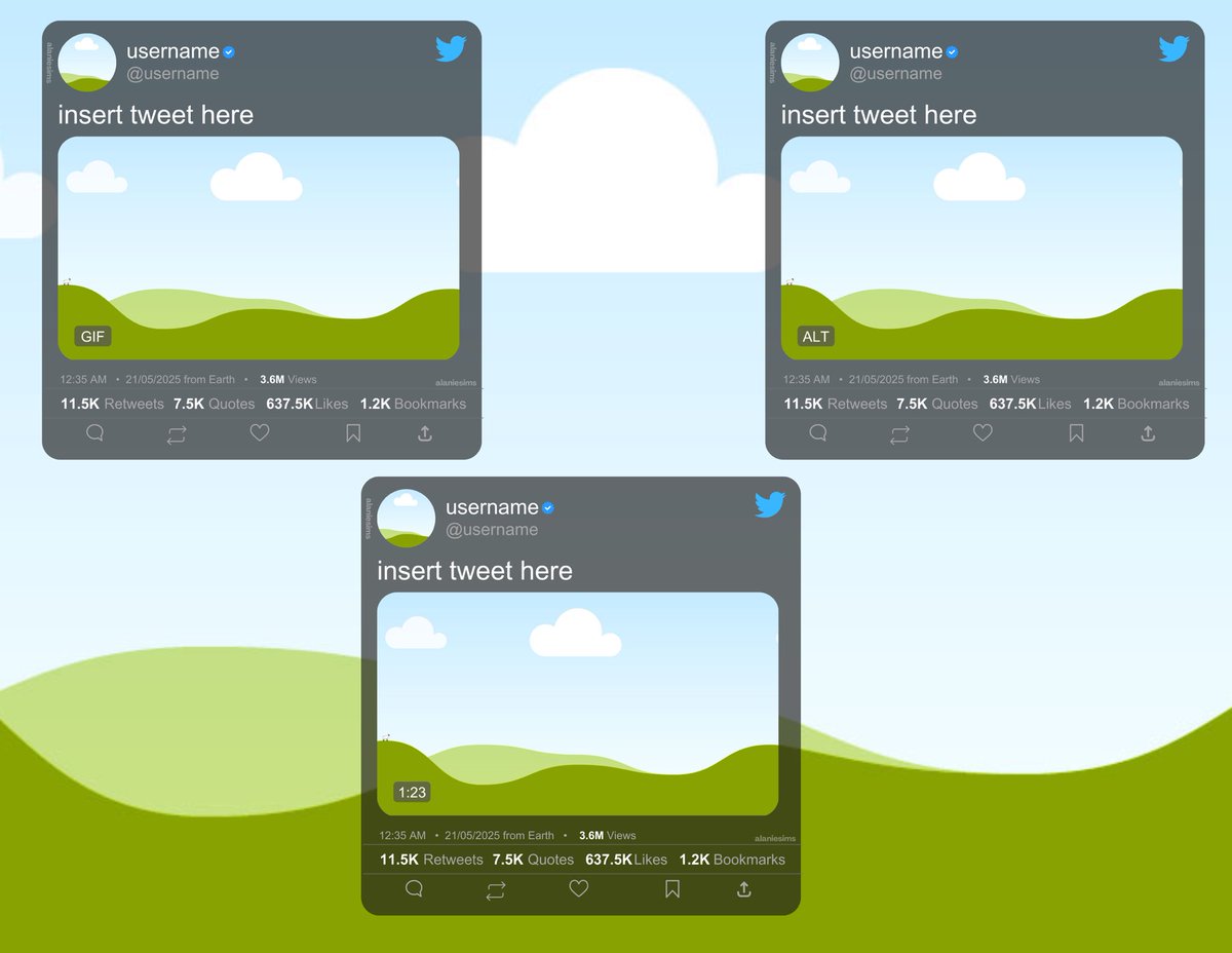 alaniesims's tweet image. Snapchat + Twitter Templates 👻 [Canva]

For those that never deleted Snapchat and for the ones that still call X Twitter📱